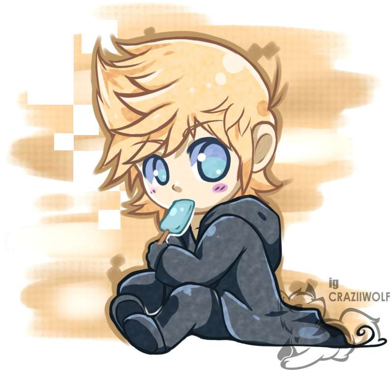 Roxas, The Key Of Destiny , Is The Nobody Of Sora And - Cartoon (1000x1000)