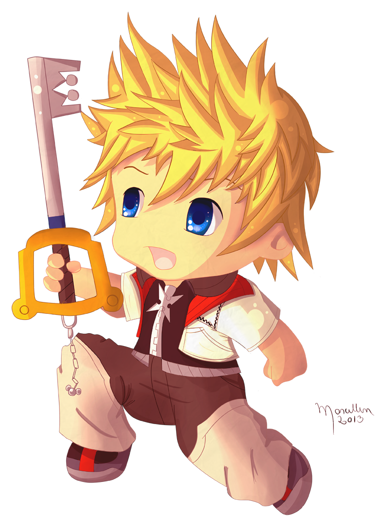 Roxas And Sora Chibi - Loirinho Desenho (778x1058)