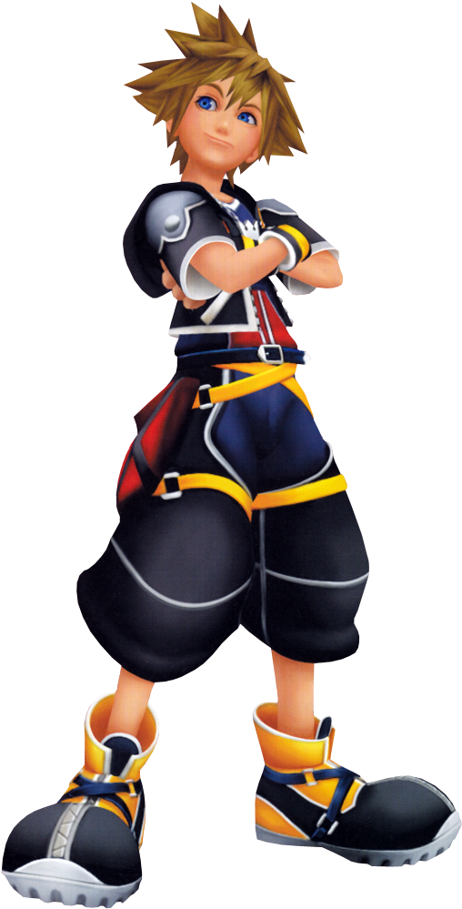 Kingdom Hearts Ii - Sora Kingdom Hearts (676x1064)
