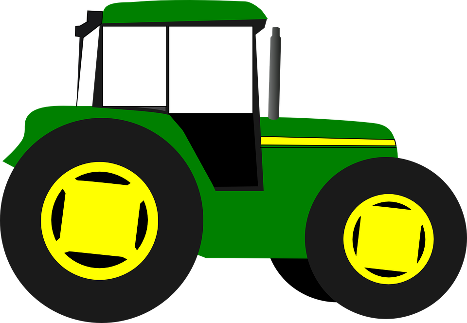 John Deere Logo Clipart - Toy Tractor Clip Art (960x664)