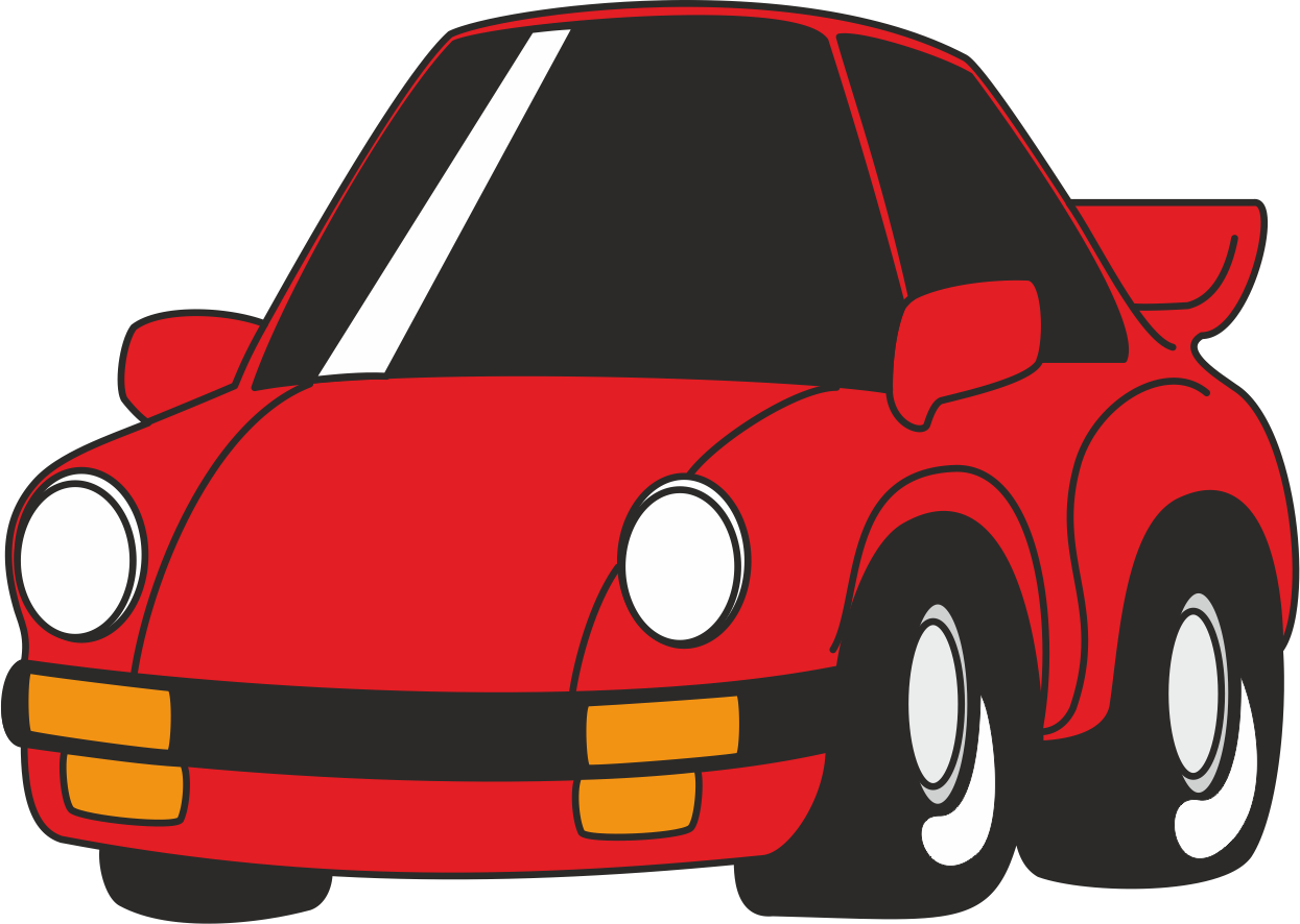 Cartoon Sedan - Car Cartoon (1245x886)