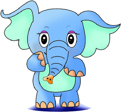 Cartoon Baby Elephant - Avatar (400x400)