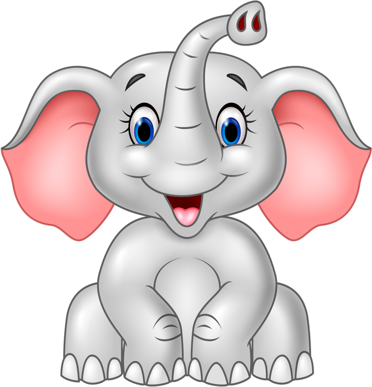 Фото, Автор Soloveika На Яндекс - Baby Elephant Cartoon (758x800)