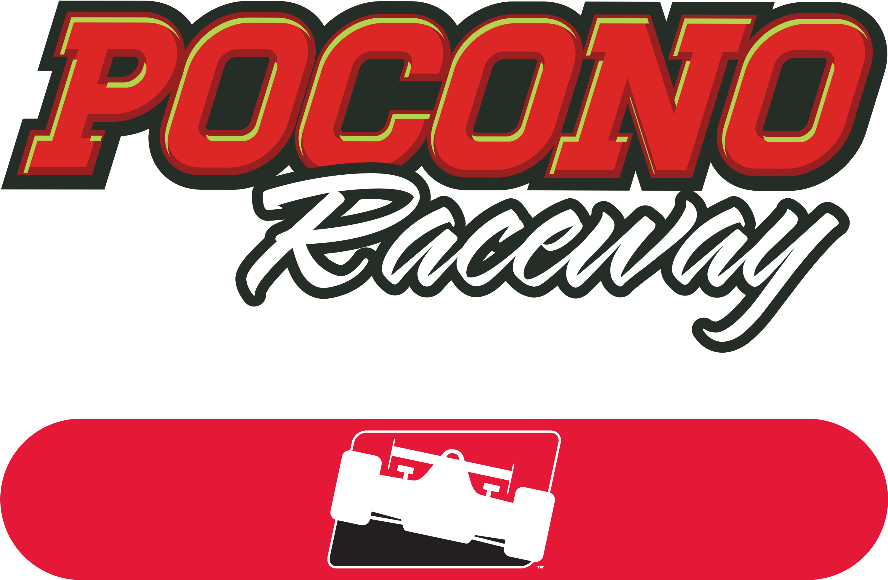 Pocono Indycar - Pocono Raceway Logo Png (3000x2500)