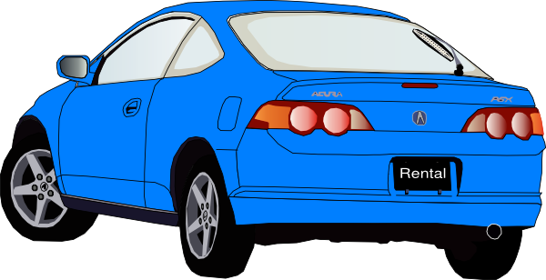 Office Clip Art Gallery Car Pictures - Car Clipart Back View (600x308)