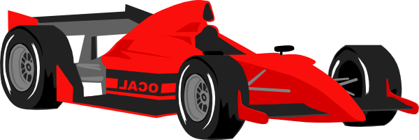 Clip Art Race Car - Racing Party Invitation-customizable Card (600x201)