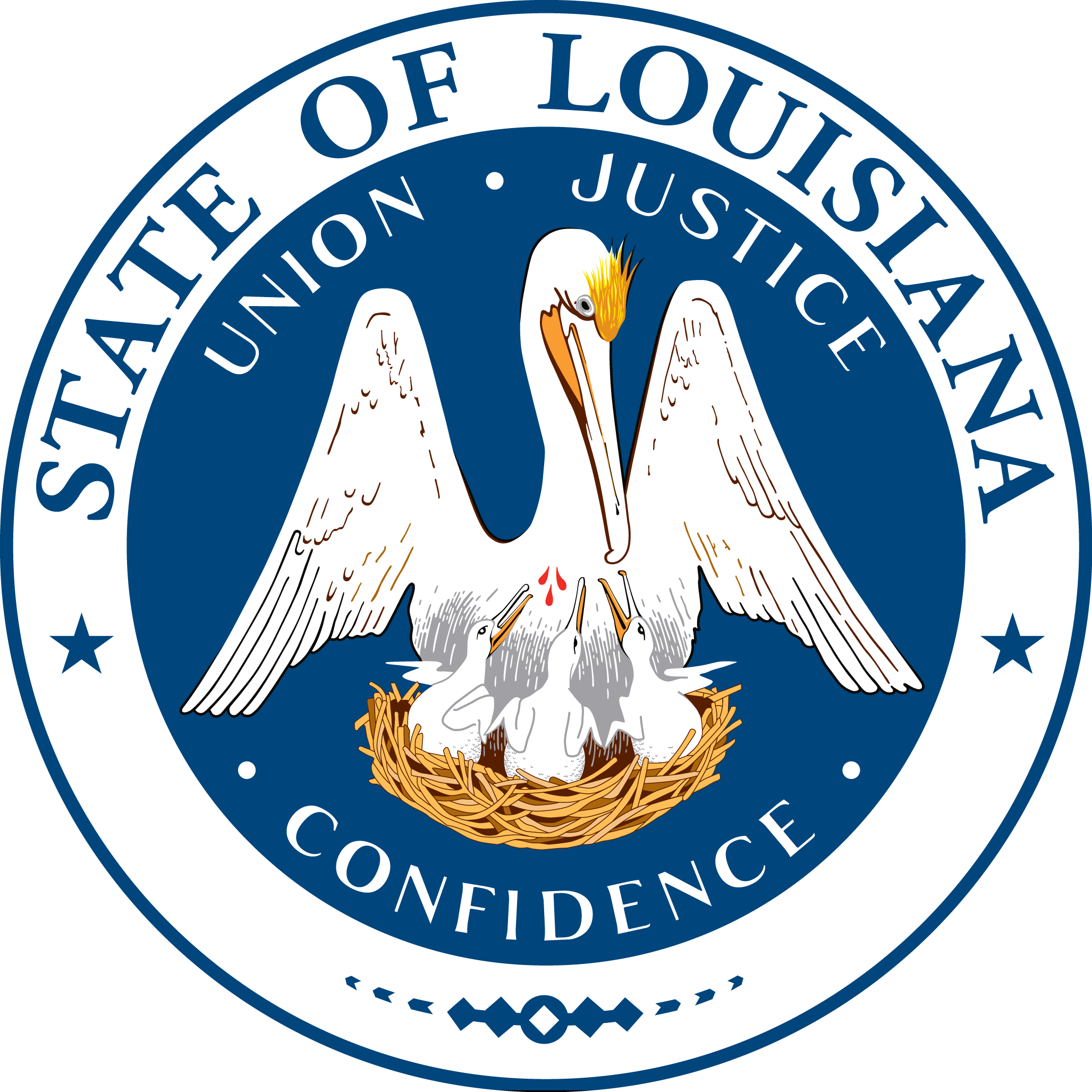 Louisiana's Pastor Protection Act And More - State Flag Of Louisiana (2055x2055)