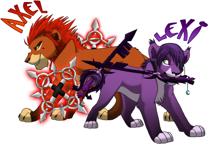 Lion Sora From Kingdom Hearts 2 Images Axel And Lexi - Kingdom Hearts 358/2 Days (900x612)