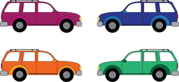 Vehicle Clipart Suv - Transparent Background Car Clip Art (600x277)
