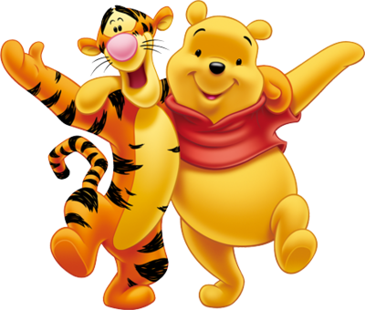 Winnie The Pooh And Tiger Psd 445792 - Winnie The Pooh And Tigger (400x340)