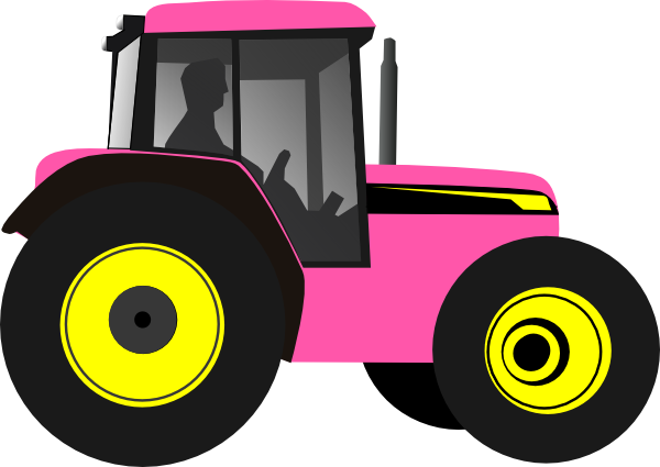 John Deere Tractor Clipart The Cliparts - Red Tractor Clip Art (600x425)
