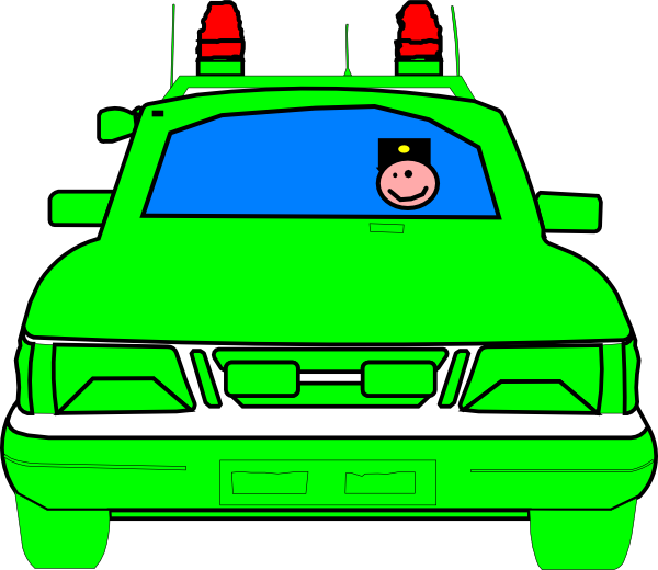 Police Car Clip Art - Clip Art (600x520)