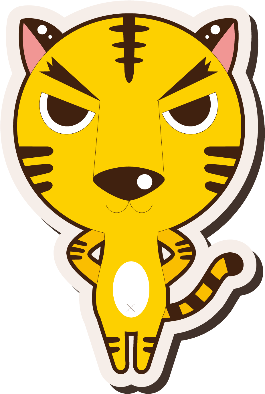 Tiger Whiskers Cat Clip Art - Tiger Whiskers Cat Clip Art (1500x1501)
