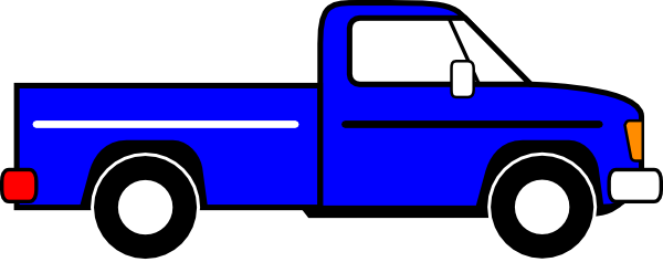 Pickup Truck Clip Art At Clker - Pickup Truck Truck Clip Art (600x237)