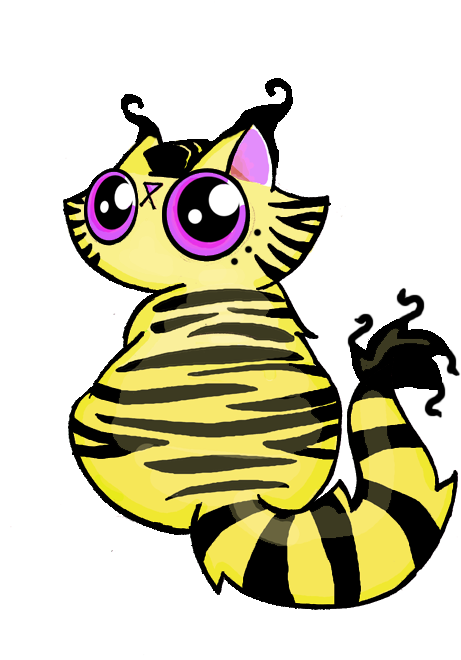 Free Funny Cat Adoptable Yellow Tiger By Kingzoidlord - Free Funny Cat Adoptable Yellow Tiger By Kingzoidlord (472x668)