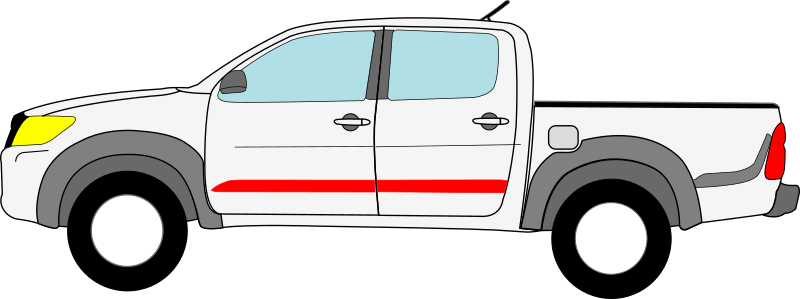 Toyota Hilux Clipart Icon Png - Toyota Hilux Clipart (800x299)