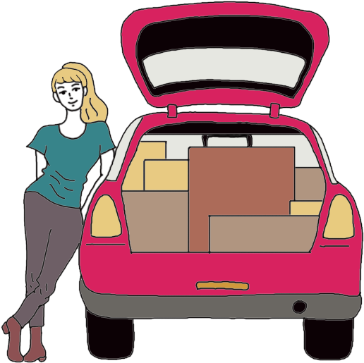 Free Clip Art Car Boot (600x600)