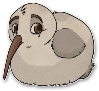 Syntheticidea 9 0 Kiwi Bird - Bird (400x326)