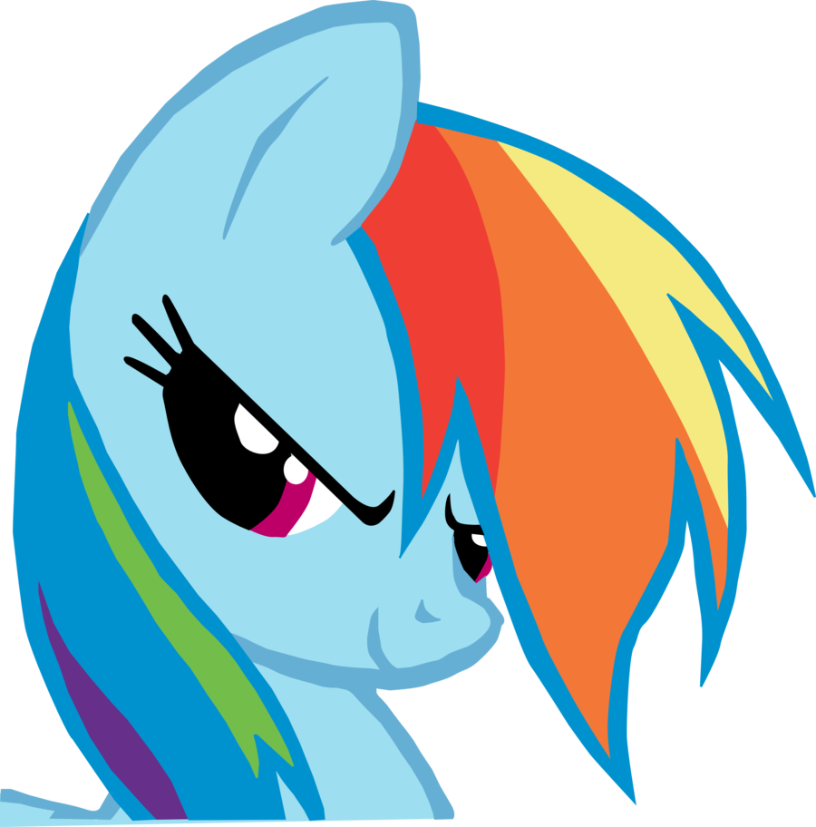 Ask Rainbowdash - Mlp Rainbow Dash Face (900x912)