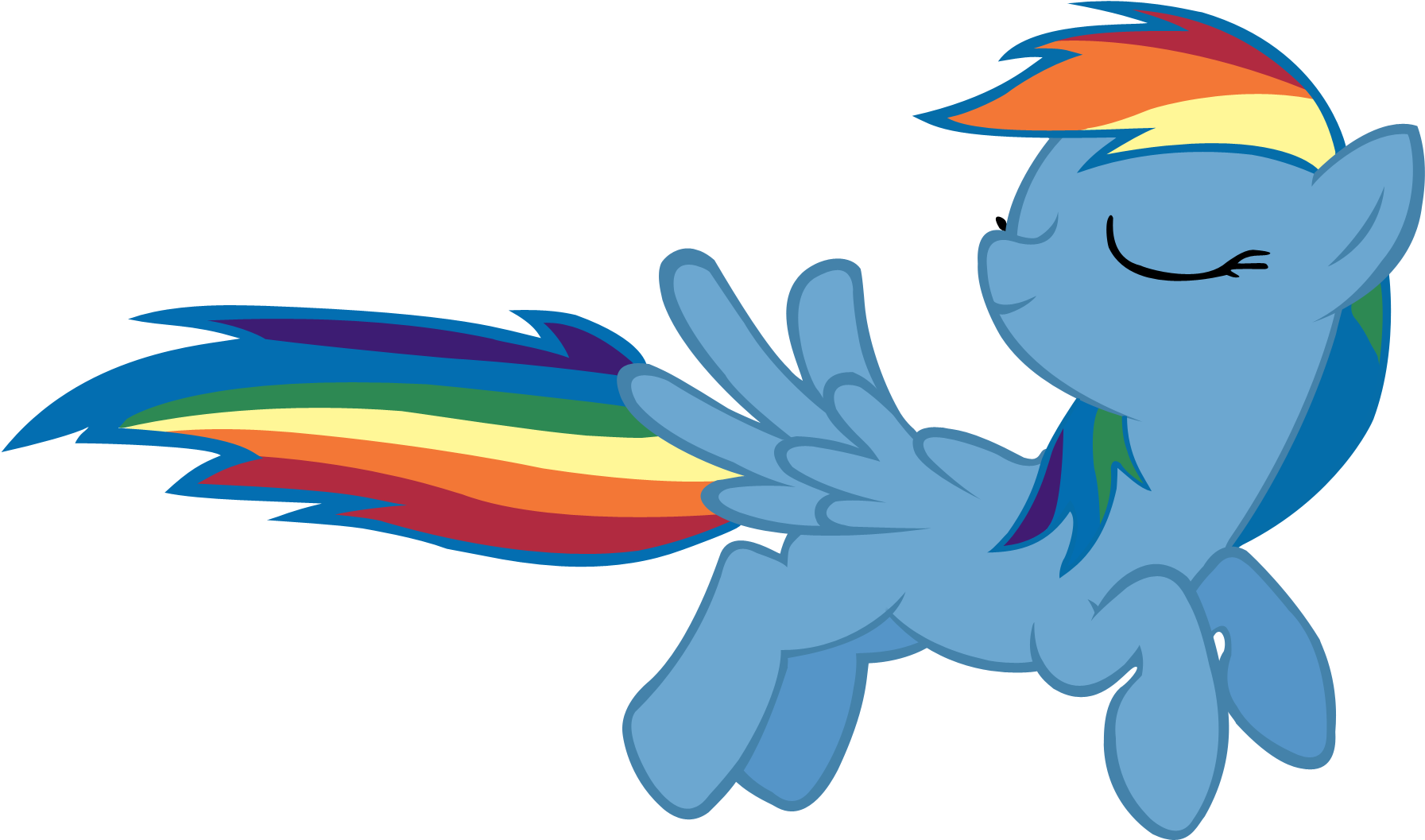 Flying Rainbow Dash By Shayminonearth On Deviantart - Draw Rainbow Dash Flying (2000x1195)