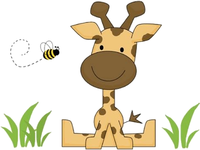 Cute Giraffe Giraffe Images - Baby Giraffe Clip Art (400x400)