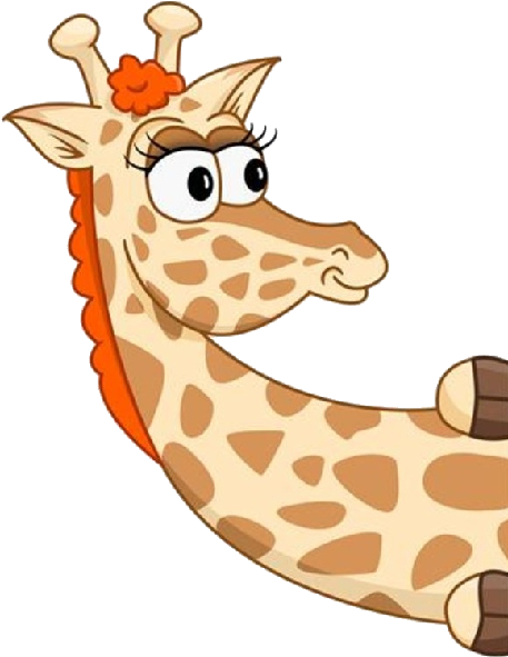 Girafes - Nursery Animal Clip Art (600x600)
