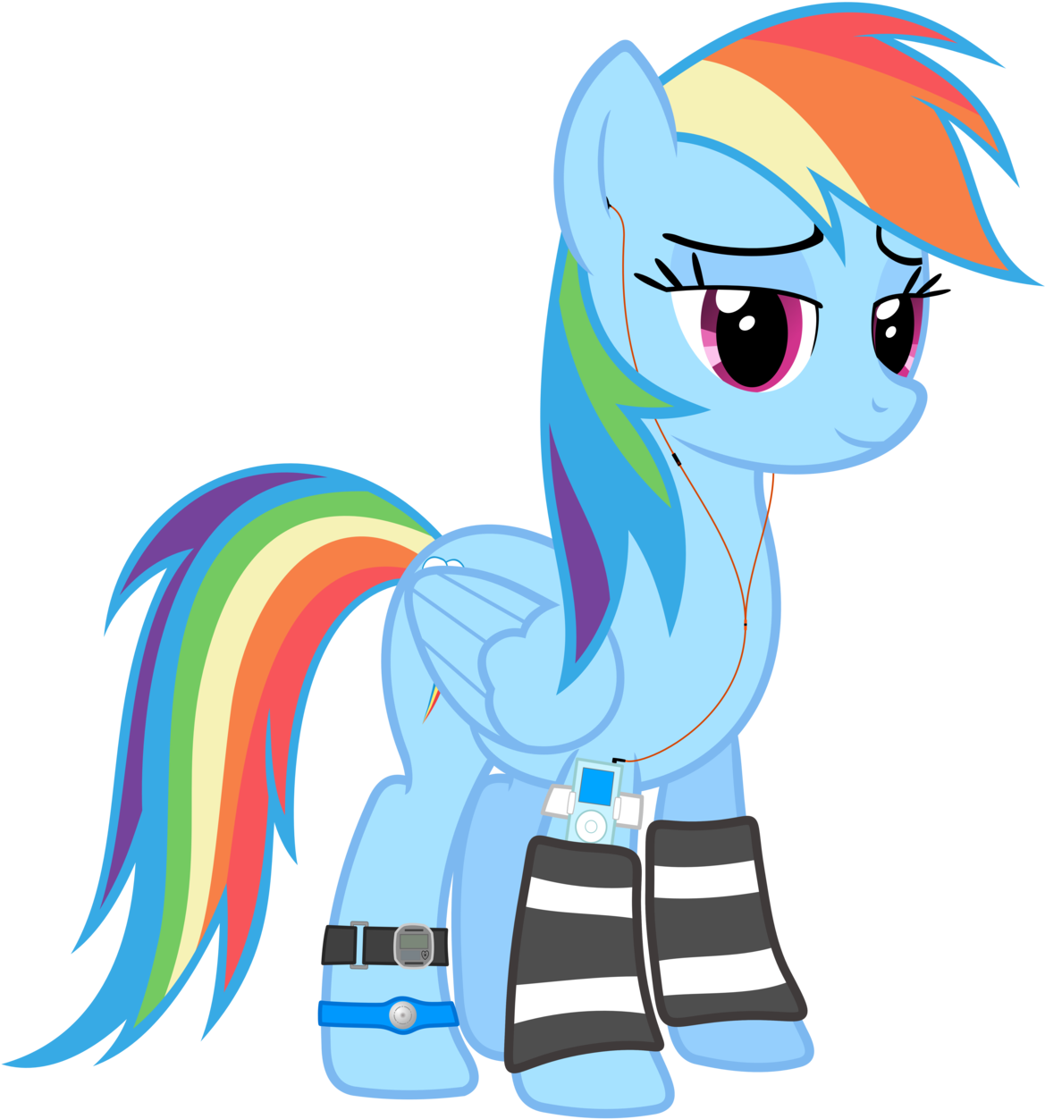 Rainbow Dash Vector - Rainbow Dash And Tank (1280x1280)