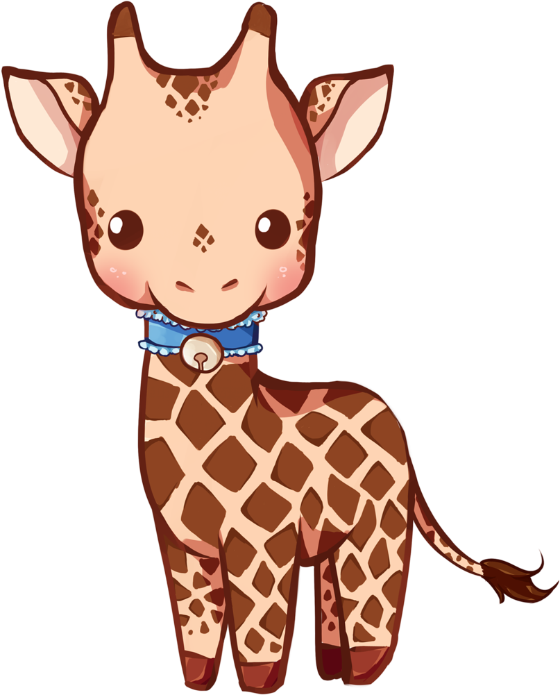 Drawn Giraffe Kawaii - Kawaii Giraffe (1024x1024)
