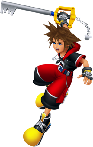 Kingdom Hearts Dream Drop Distance Sora Png (324x500)