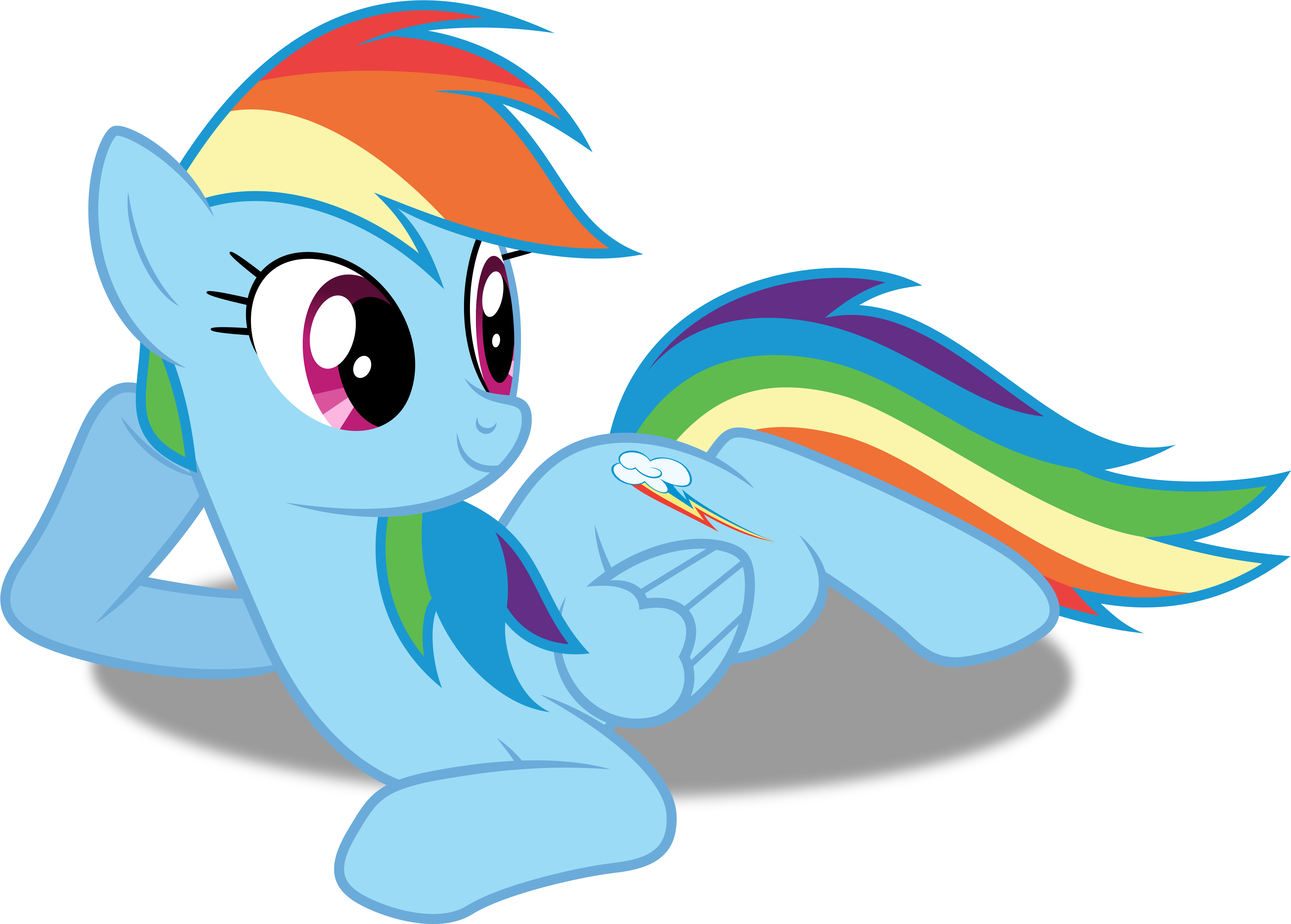 Vector - Rainbow Dash (5000x3552)