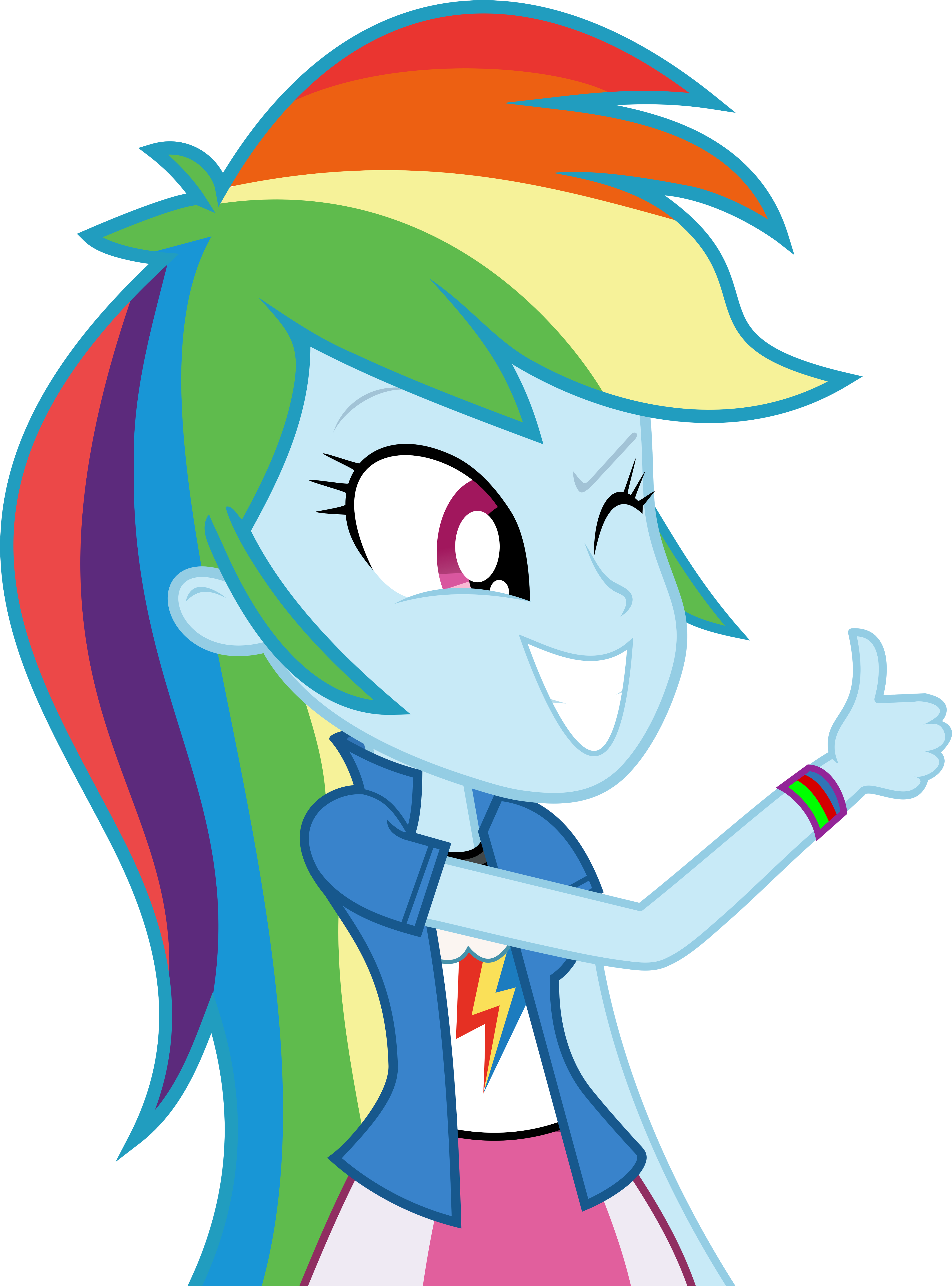 Eqg Rainbow Dash Rainbow Rocks By Seahawk270 On Deviantart - Mlp Eg Rainbow Dash Happy (5001x6962)