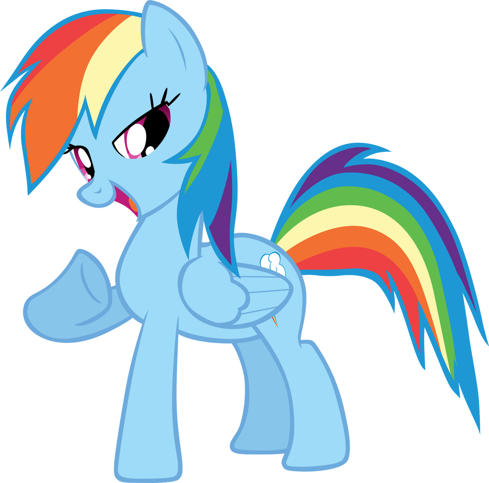 My Little Pony Rainbow Dash - My Little Pony Rainbow Dash (1600x1581)