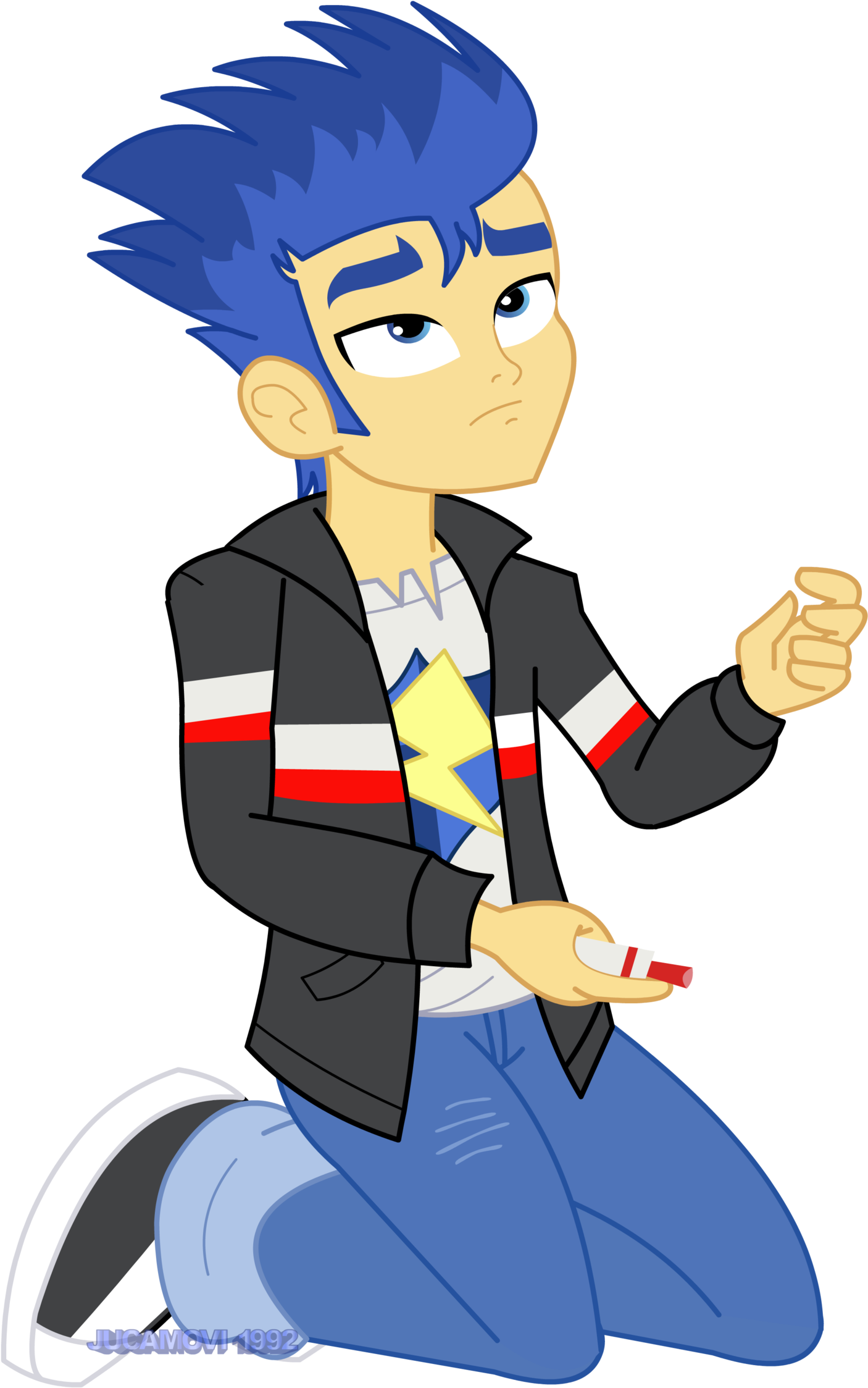Flash Sentry Thinking By Jucamovi1992 Flash Sentry - Flash Sentry Human Angry (1600x2263)