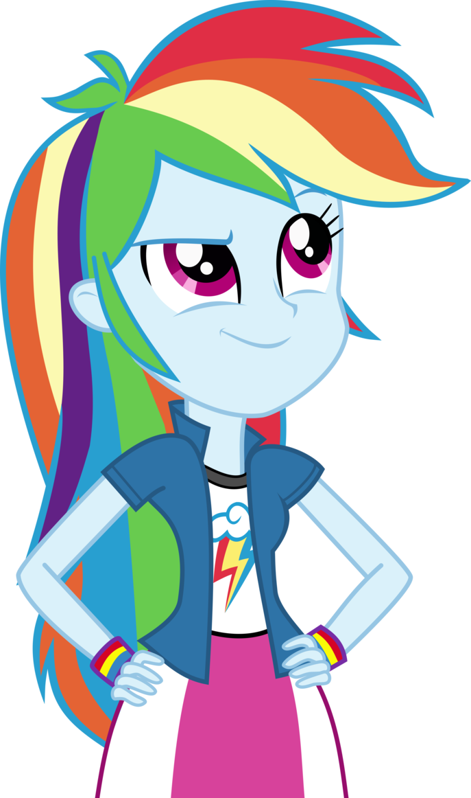 Rainbow Dash Have Great Plans By Mit-boy - Rainbow Dash Eg Png (687x1162)