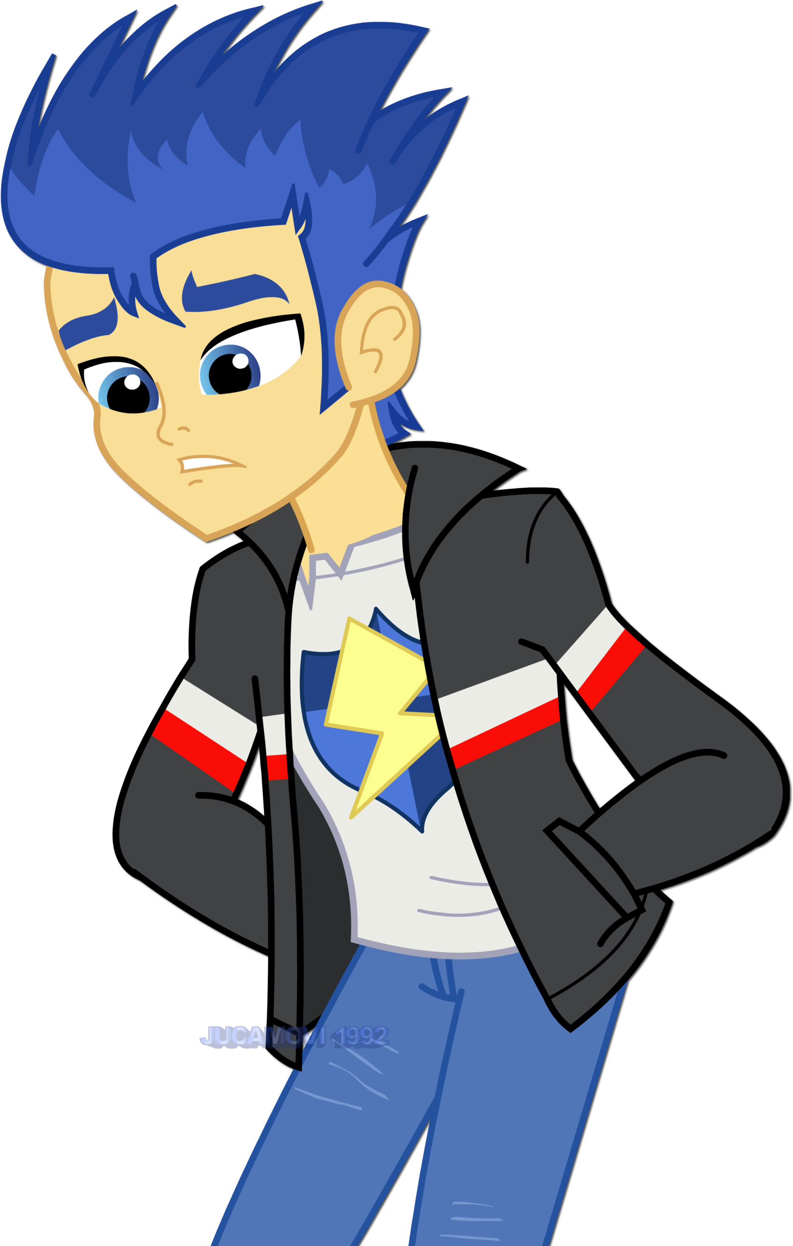 Flash Sentry Sad By Jucamovi1992 Flash Sentry Sad By - Flash Sentry Equestria Girls (1600x2515)