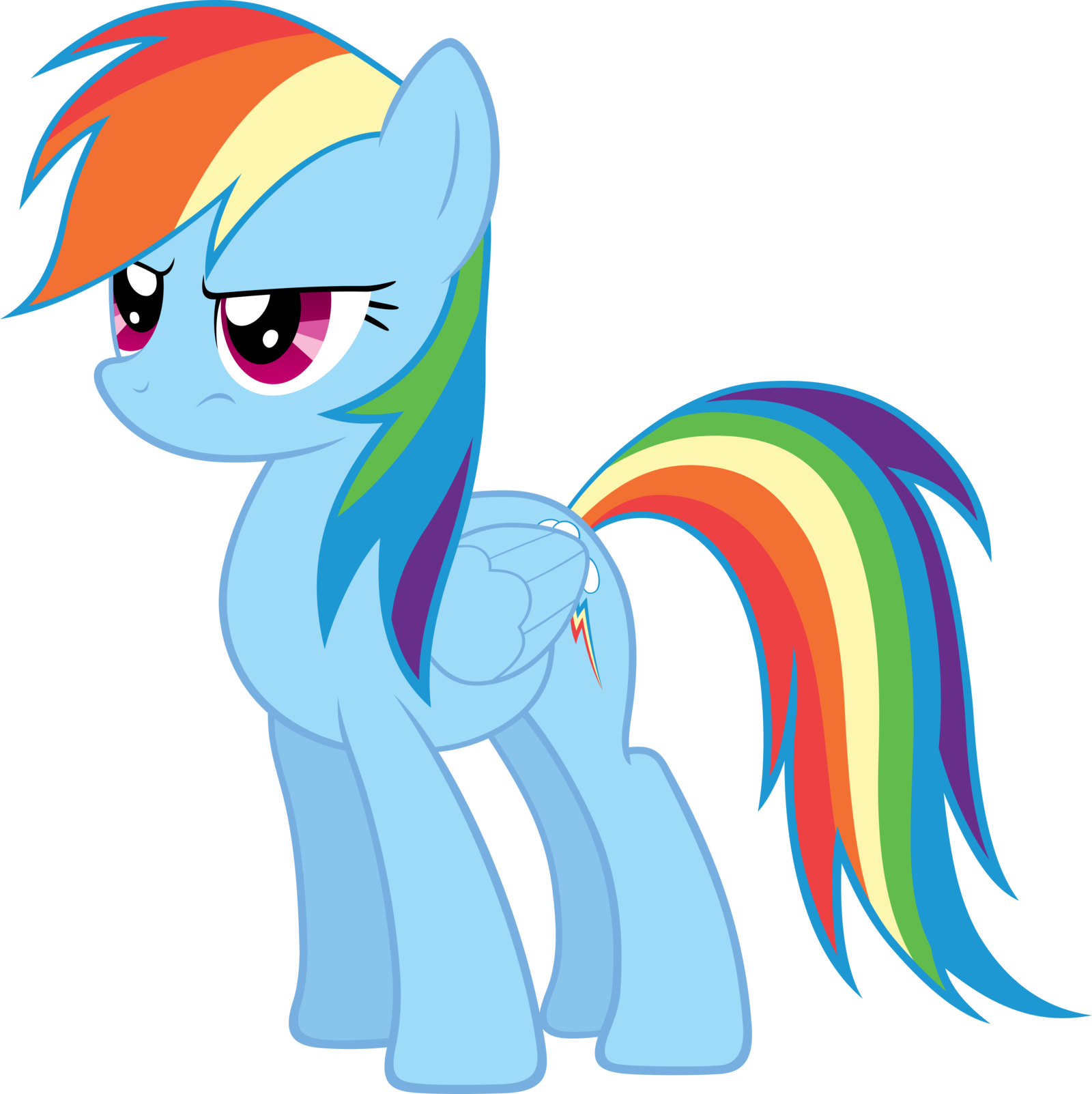 Rainbow Dash - Mlp Rainbow Dash Drawing (1600x1603)