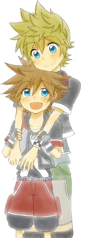 Ventus And Sora Render By Aeroxventusxyuni - Ventus And Sora (600x1018)