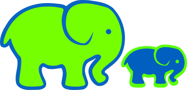 Pink Elephant Cut Out (600x291)