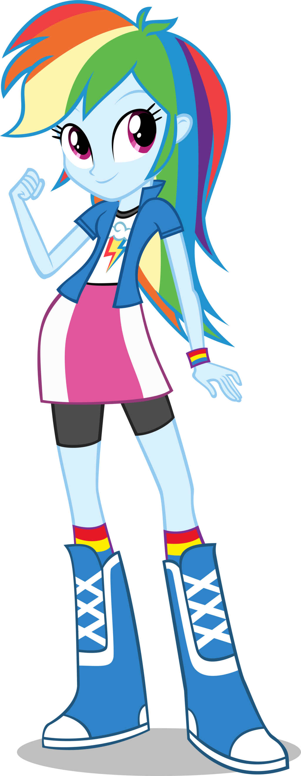 Which Character From My Little Pony Movie - My Little Pony Equestria Girls Rainbow Dash (1024x2638)