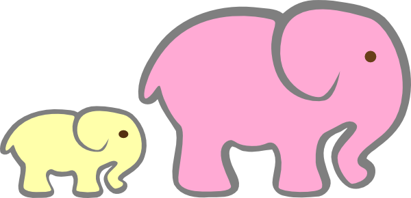 Pink Elephant Cut Out (600x290)