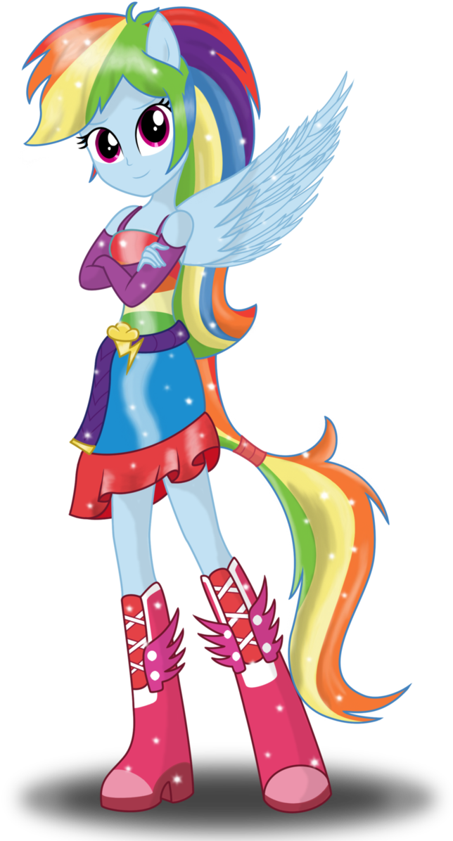 My Little Pony Equestria Girl Rainbow Rocks - My Little Pony Rainbow Dash Equestria Girls Rainbow (658x1215)