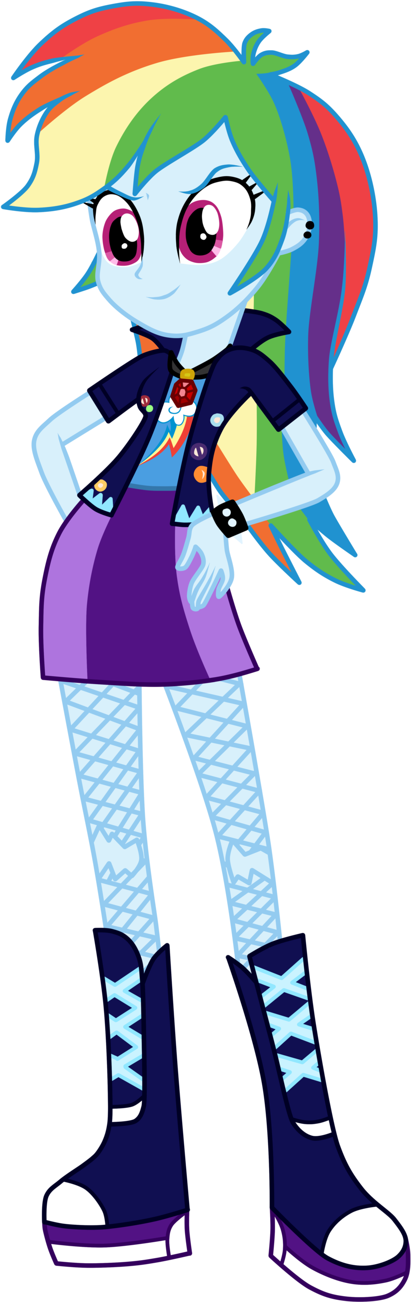 My Little Pony Equestria Girls Rainbow - My Little Pony Equestria Girls Rainbow Dash Dazzling (1024x2773)