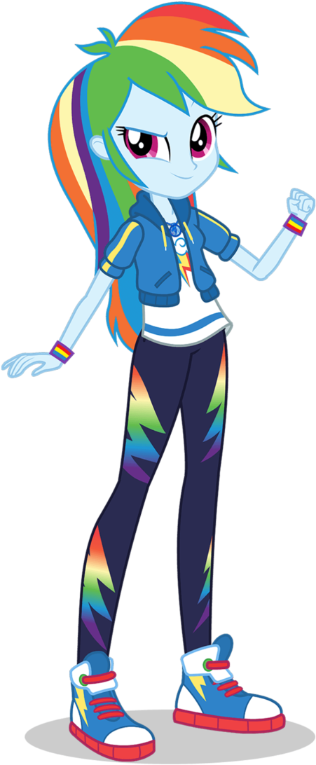 Rainbow Dash - My Little Pony Equestria Girl Rainbow Dash (730x1095)