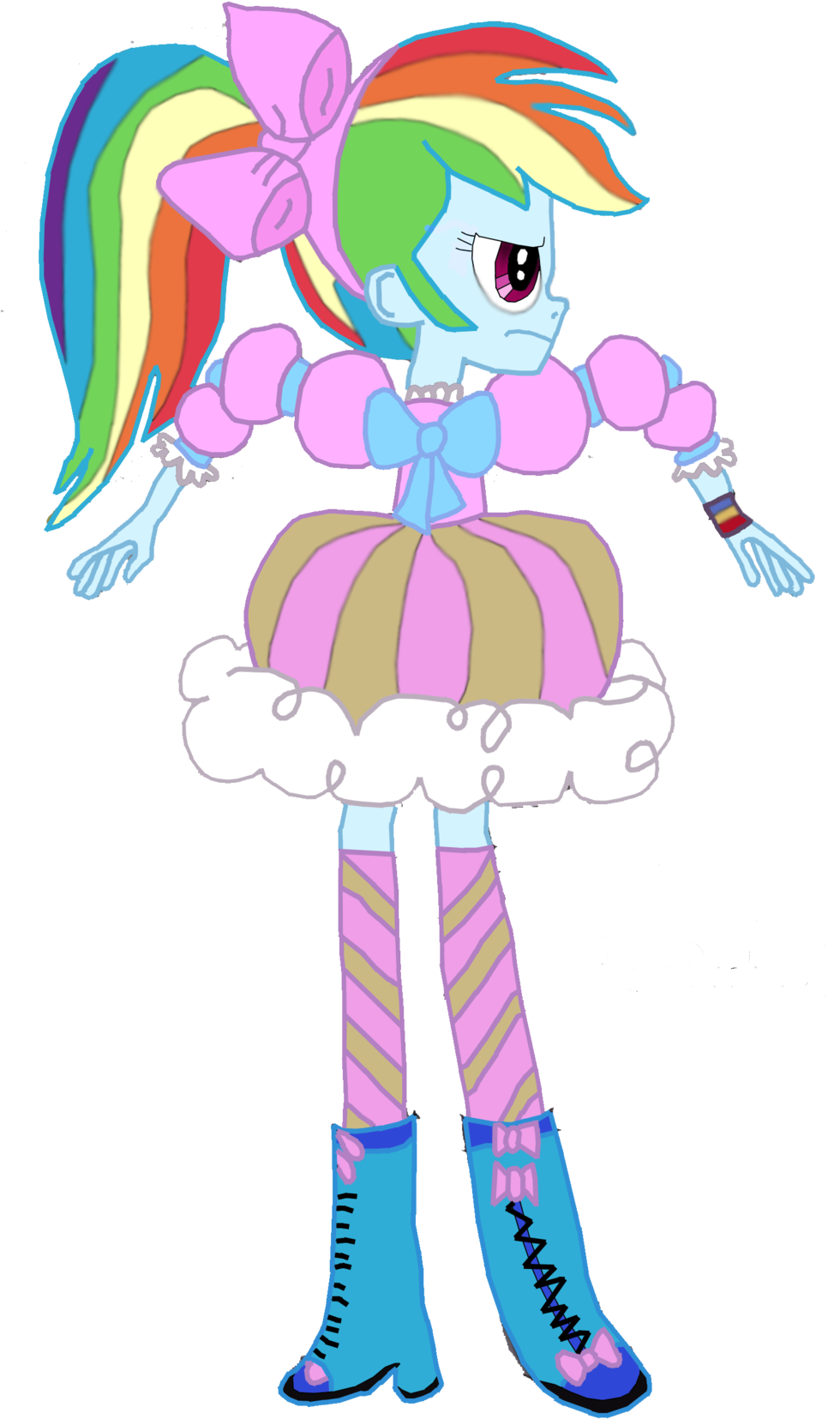 Rainbow Dash Equestria Girls By Raindashesp Rainbow - Rainbow Dash Equestria Girl (1024x1752)