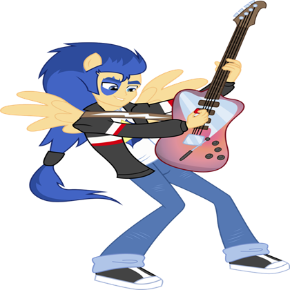 Flash Sentry Rainbow Rocks - Equestria Girl Flash Sentry (420x420)