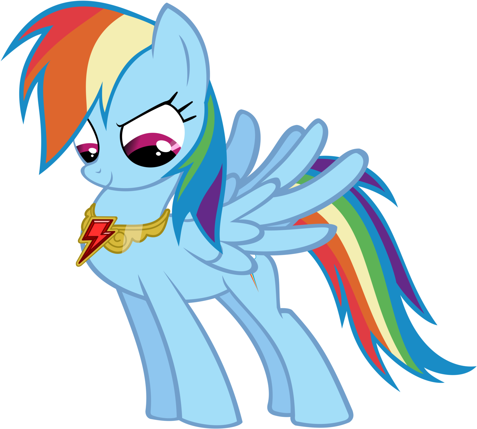 Belt Reference - My Little Pony Rainbow Dash Element (1600x1445)