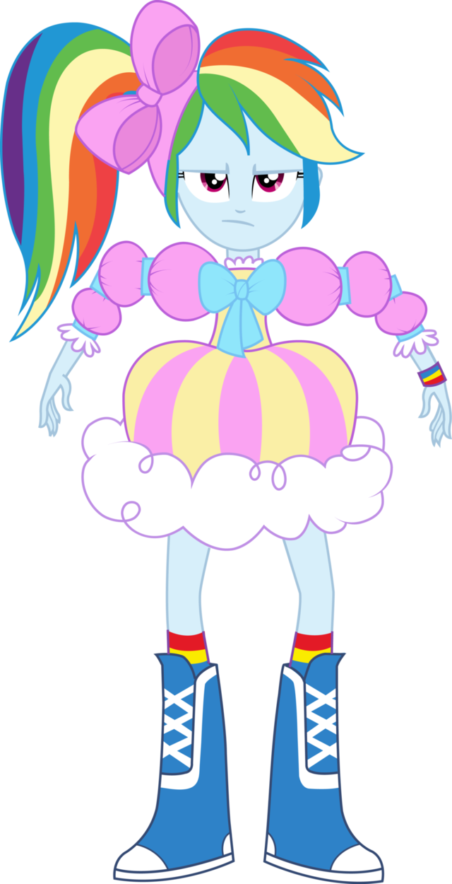 Rainbow Dash Human Equestria Girls Dress - Rainbow Dash Dress Equestria Girls (640x1250)