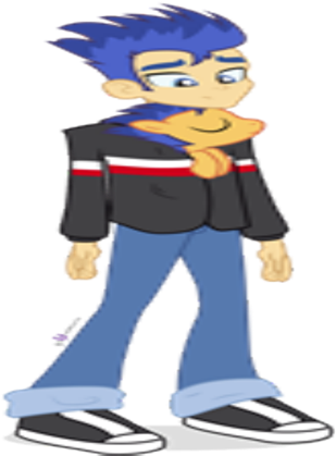 Eg Flash Sentry With Filly Flash Sentry - Cartoon (420x420)