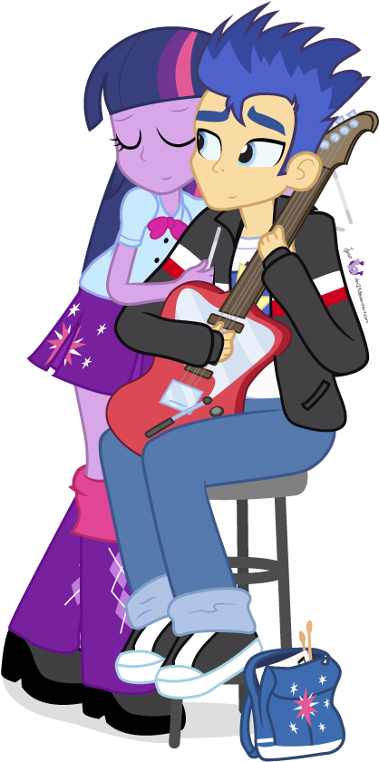 Dm29, Equestria Girls, Female, Flashlight, Flash Sentry, - Cartoon (440x860)