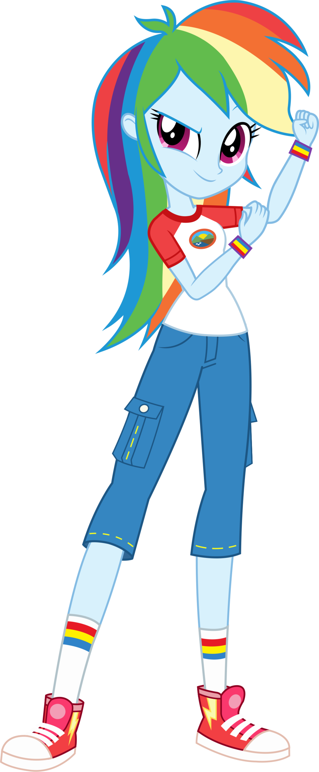 My Little Pony Rainbow Dash Equestria Girls Dress - Equestria Girl Indigo Zap (1024x2473)